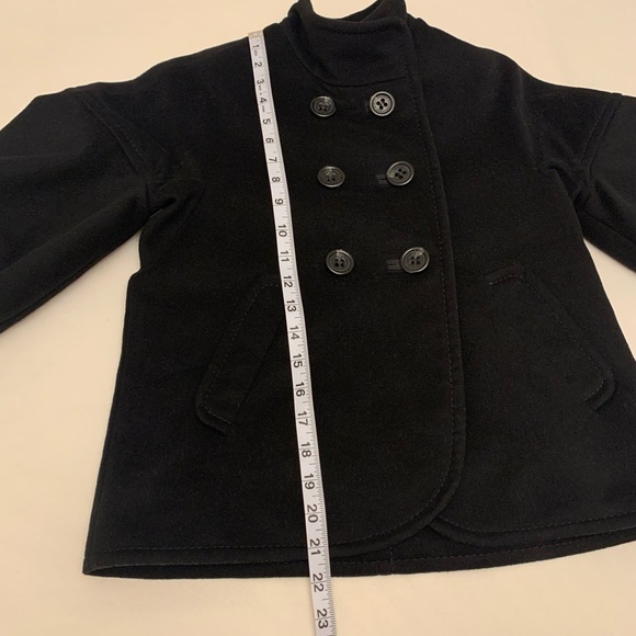 BCBG Maxazria black wool pea coat size XS - Picture 7 of 16